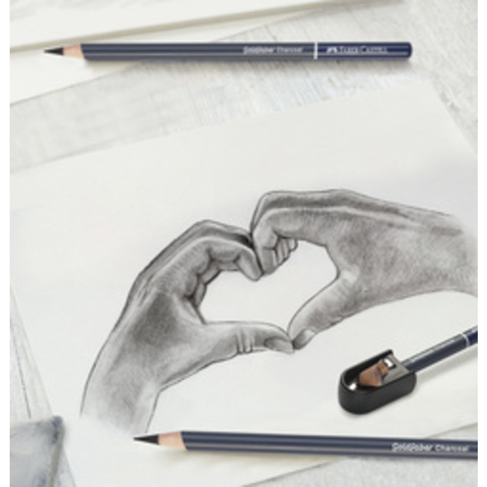Kit de dessin GOLDFABER CHARCOAL, 8 pièces