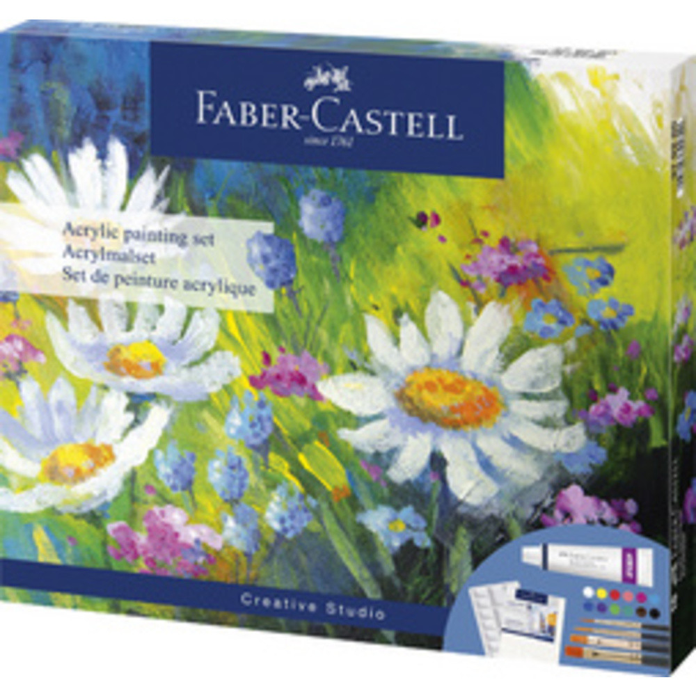 Kit de peinture acrylique, 18 pièces