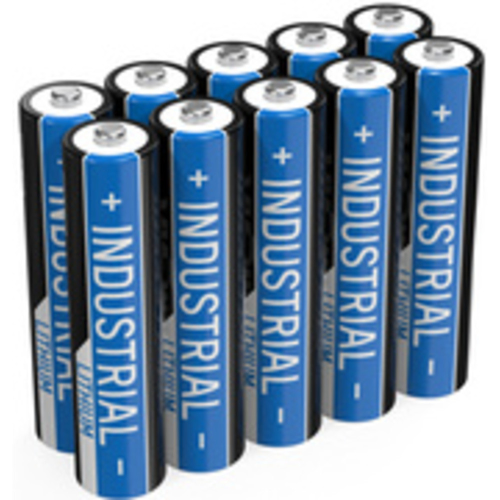 ANSMANN Pile au lithium 'Industrial', Micro AAA, lot de 10