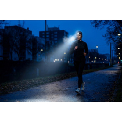 Lampe frontale LED 2 en 1 HD350R, 320 lumens, noir
