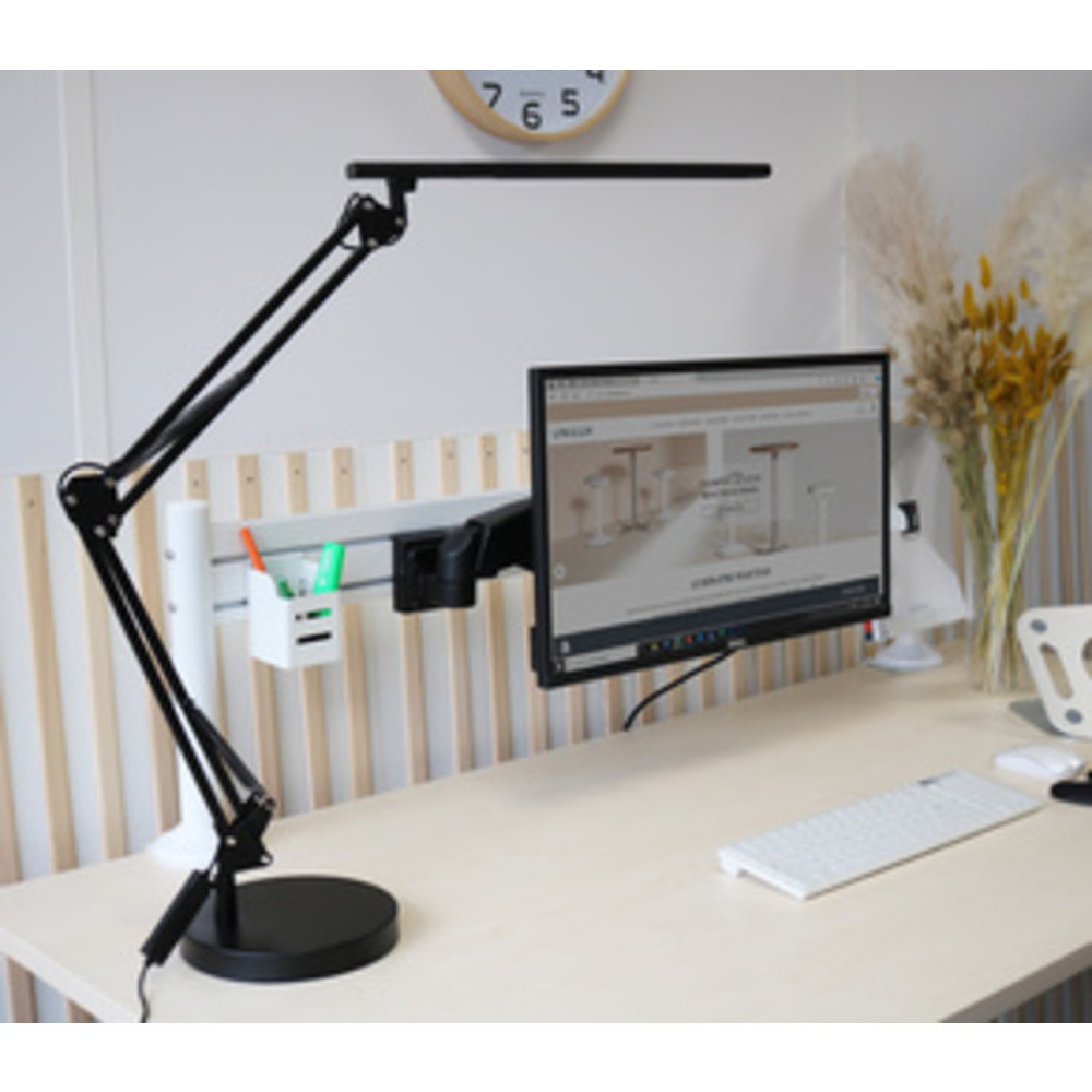 Lampe de bureau à LED SWINGOLED 2.0, noir