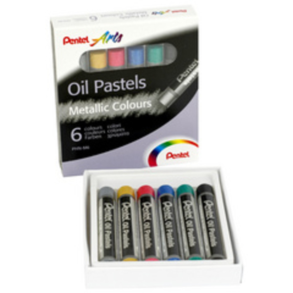 rts Pastel à 'huile PHN F6 set de 6 métallisé