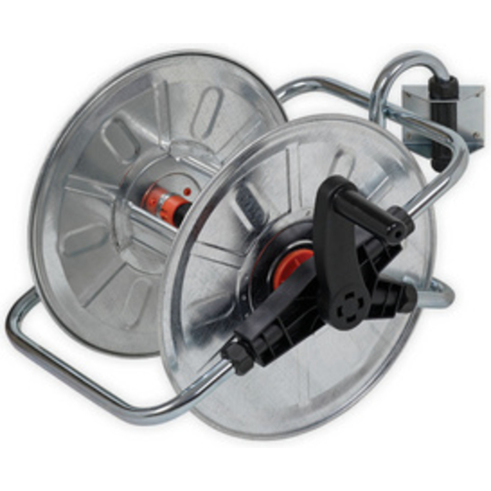 BRADAS Dévidoir mural pour tuyau d'arrosage ZINCATO, 1/2'