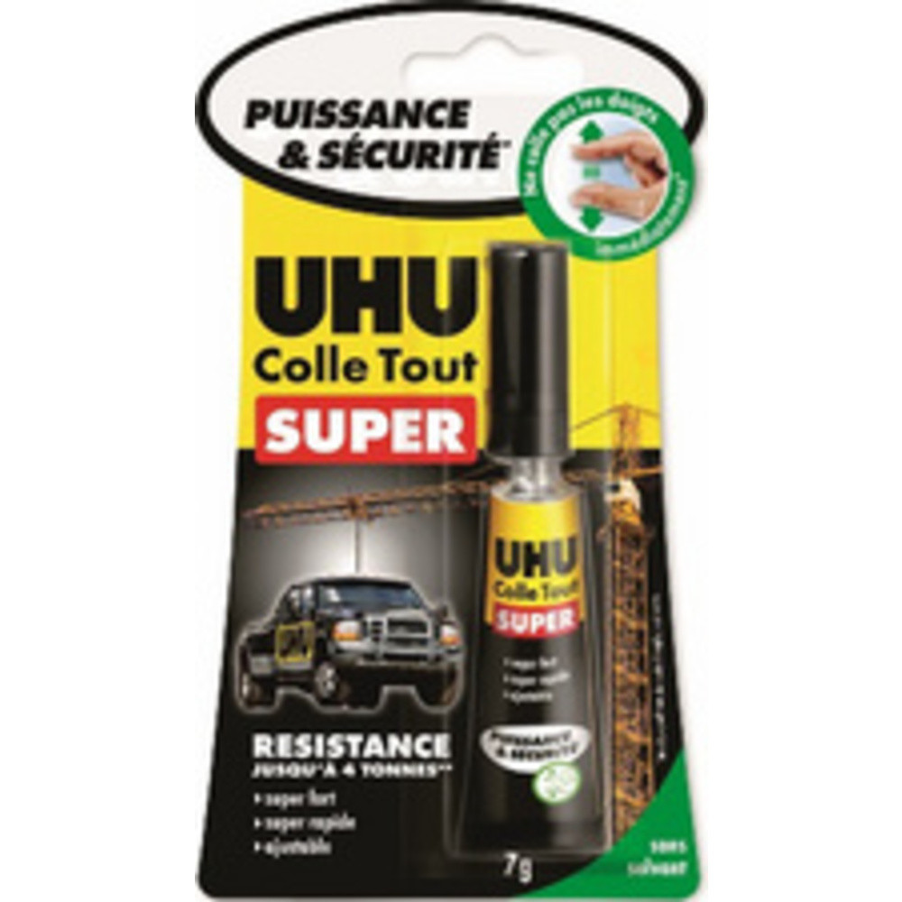 Colle SUPER Strong & Safe, 7 g, sur carte blister