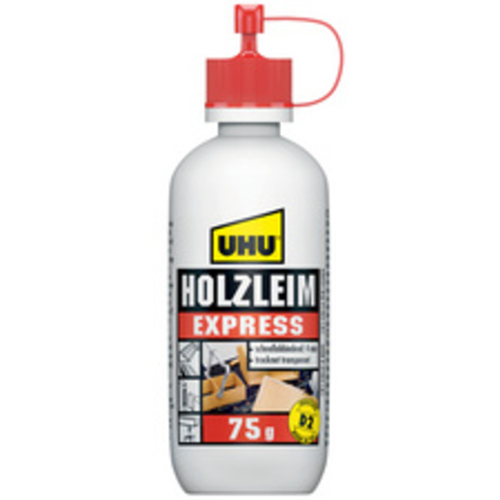 Colle à bois Express D2, sans solvant, 75 g en flacon