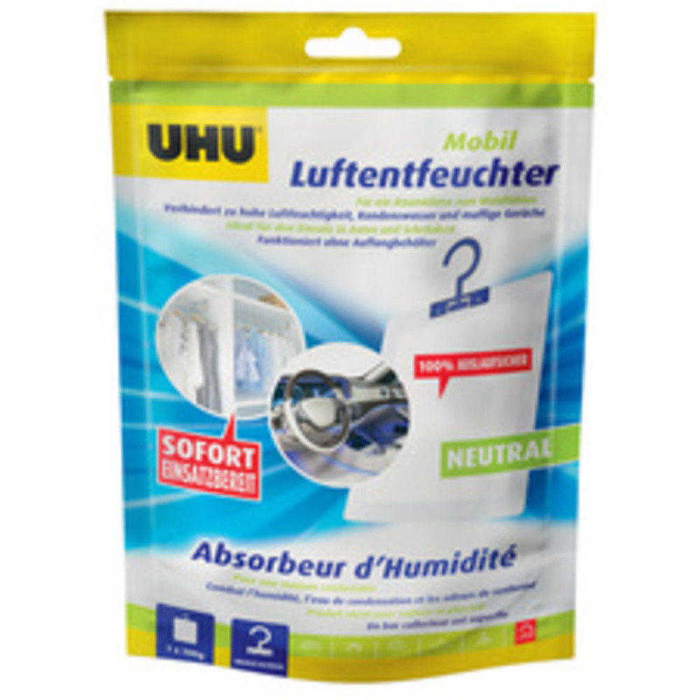 UHU Absorbeur d'humidité pour voiture, 300 g