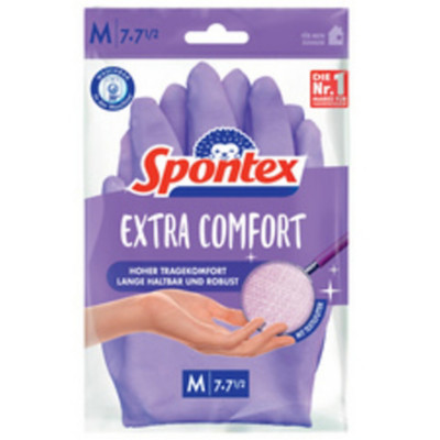 Gant en latex Extra Comfort, taille: L, lilas