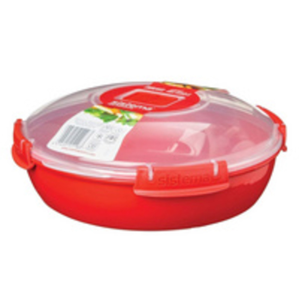 SISTEMA Boîte pour micro-ondes MICROWAVE, 1,29 l, rouge
