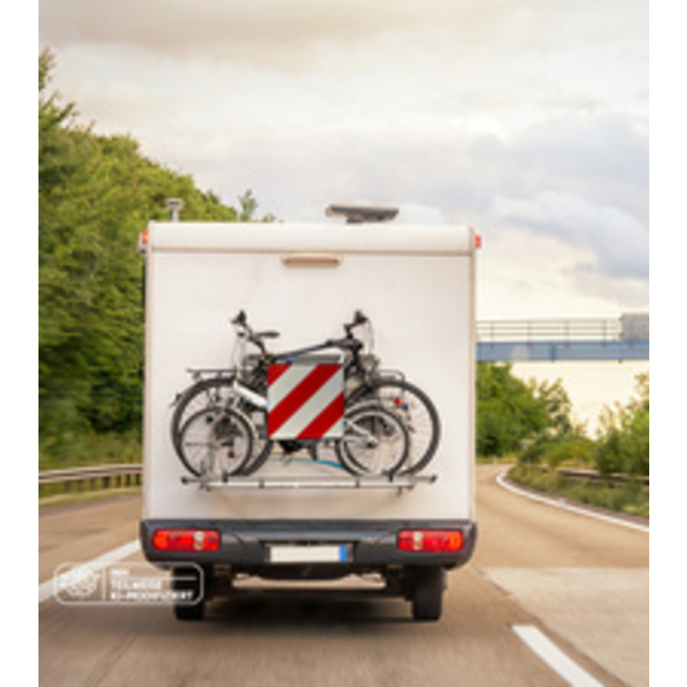 Panneau de signalisation 2en1 500 x 500 mm