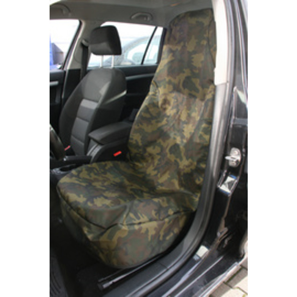IWH Housse de sige auto 'Camouflage', vert olive