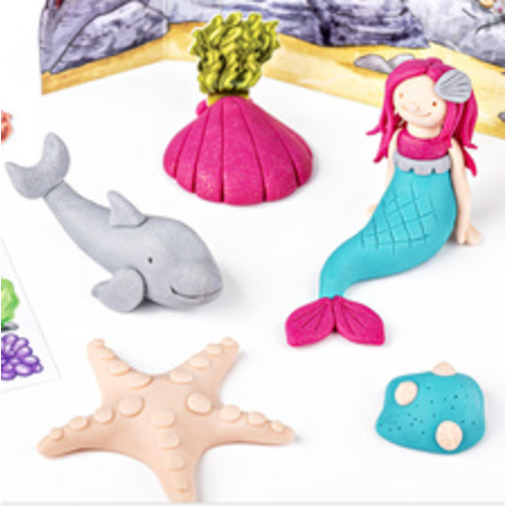FIMO kids Kit de modelage Form & Play 'Mermaid', niveau 3