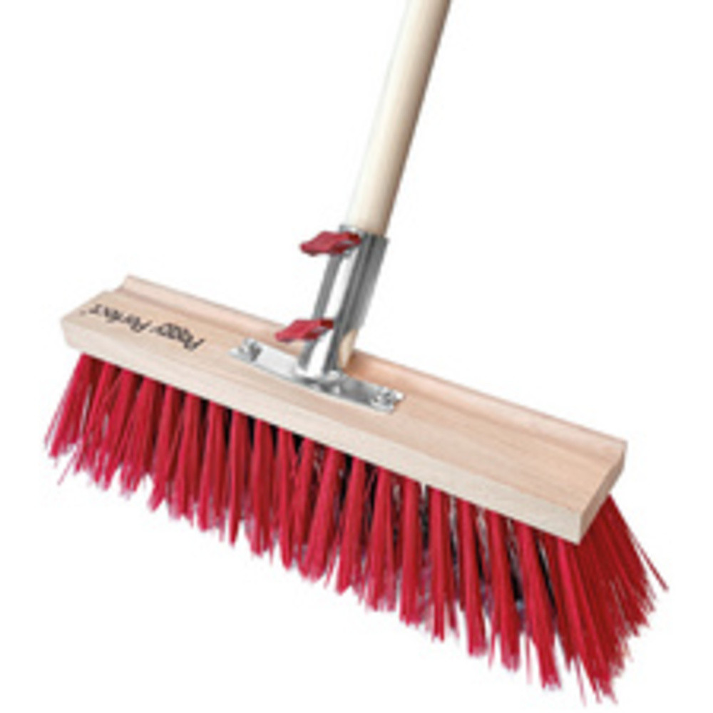PEGGY PERFECT Balai de rue 'Tiger', manche en bois, 600 mm