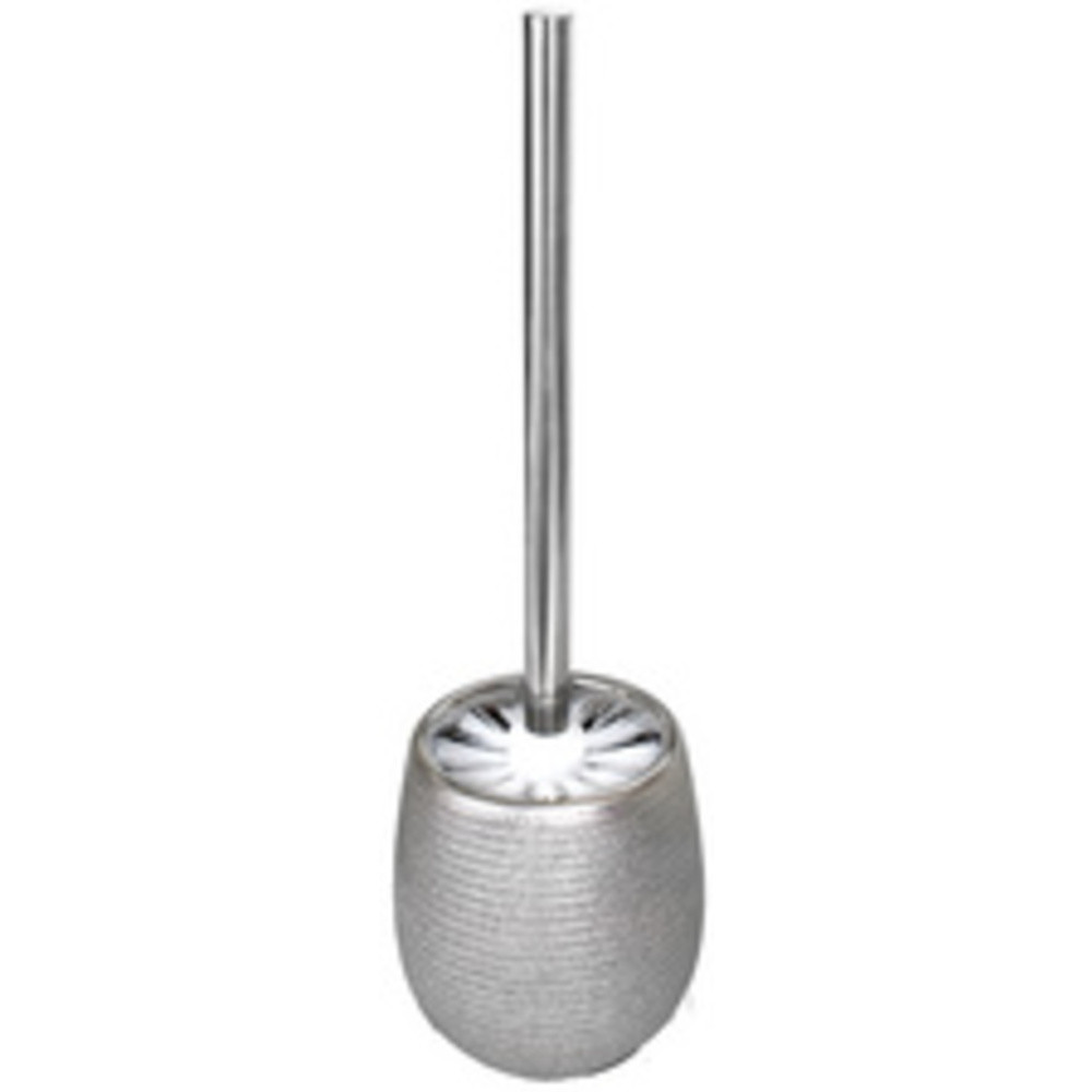 PEGGY PERFECT Kit toilettes, bac rond, céramique, argent