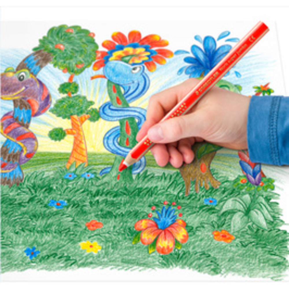 Crayon de couleur Noris super jumbo 10+2