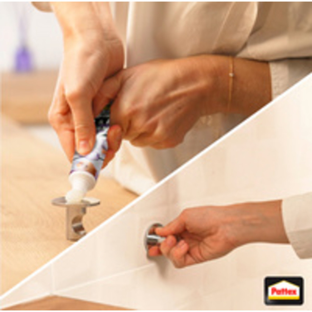 Colle de montage FIX & AB, tube de 44 g, transparent