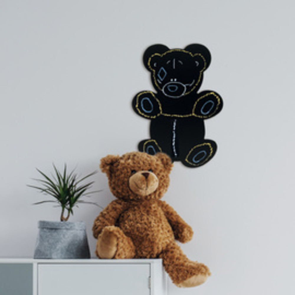 SECURIT Ardoise murale SILHOUETTE 'Ours'