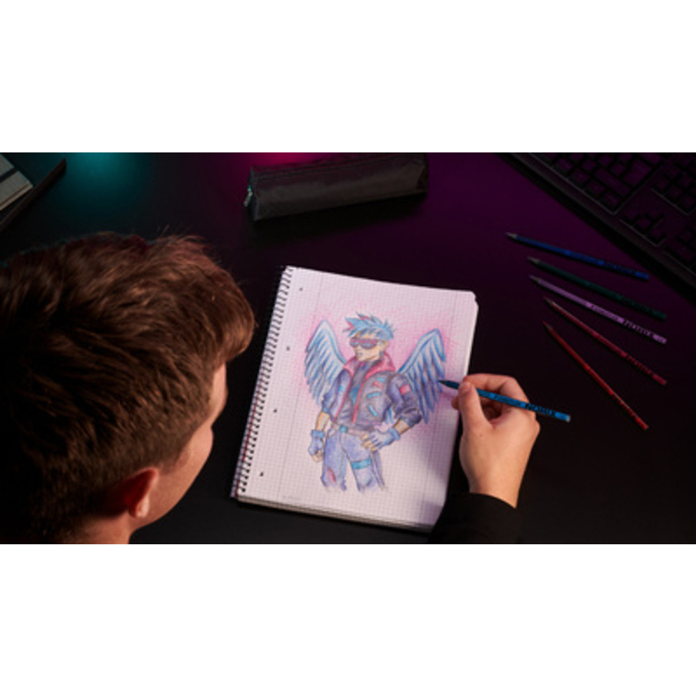 Crayon de couleur NORIX, étui PROMO de 18