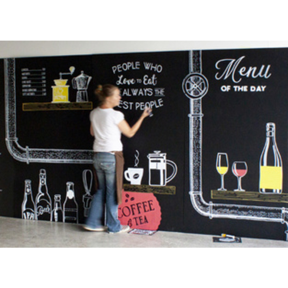 SECURIT Peinture pour tableau ardoise PAINT, 250 ml, noir