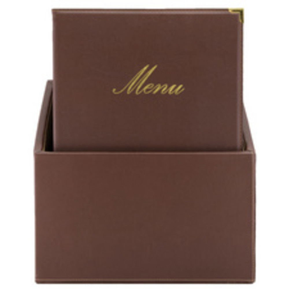 SECURIT Insert double face pour protège-menus, A4