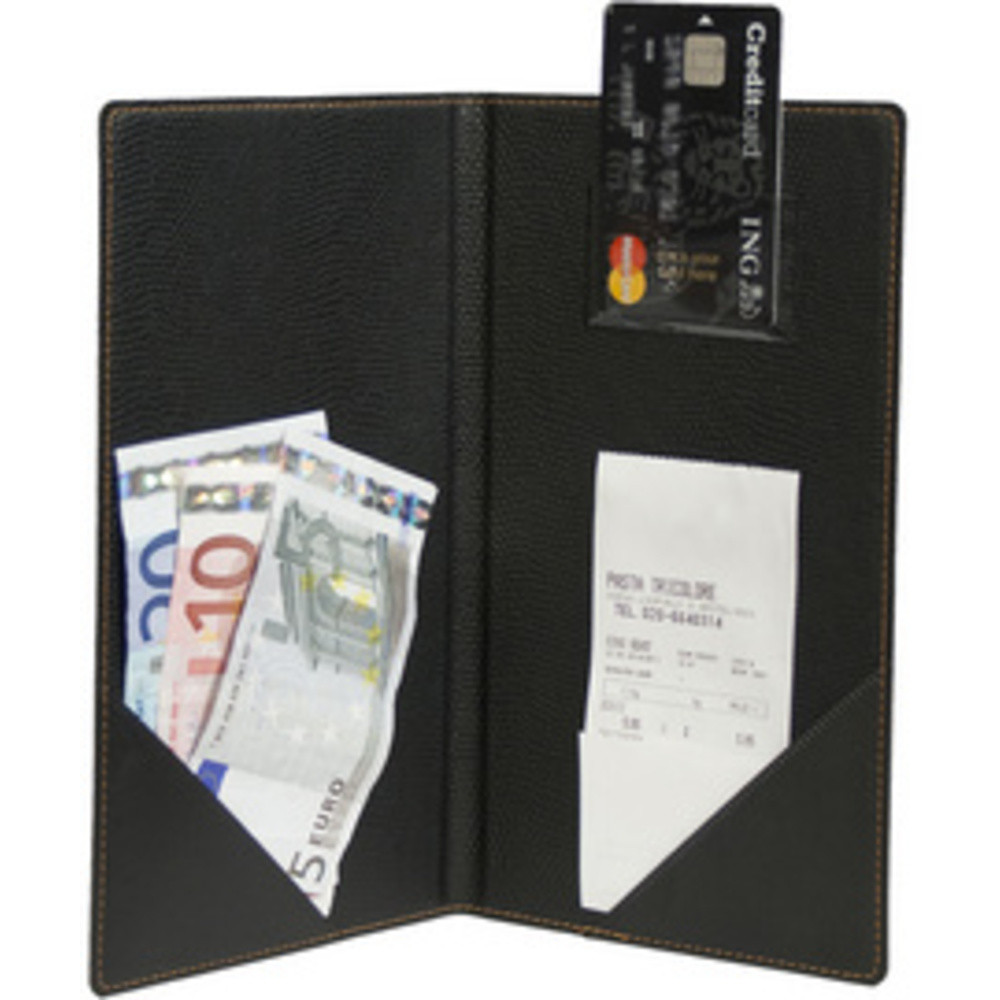 SECURIT Pochette pour additions TRENDY, noir