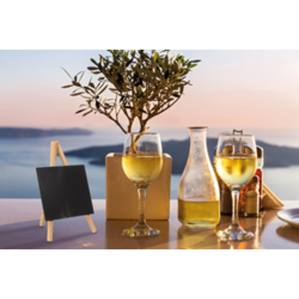 SECURIT Ardoise de table MINI avec trépied, noir