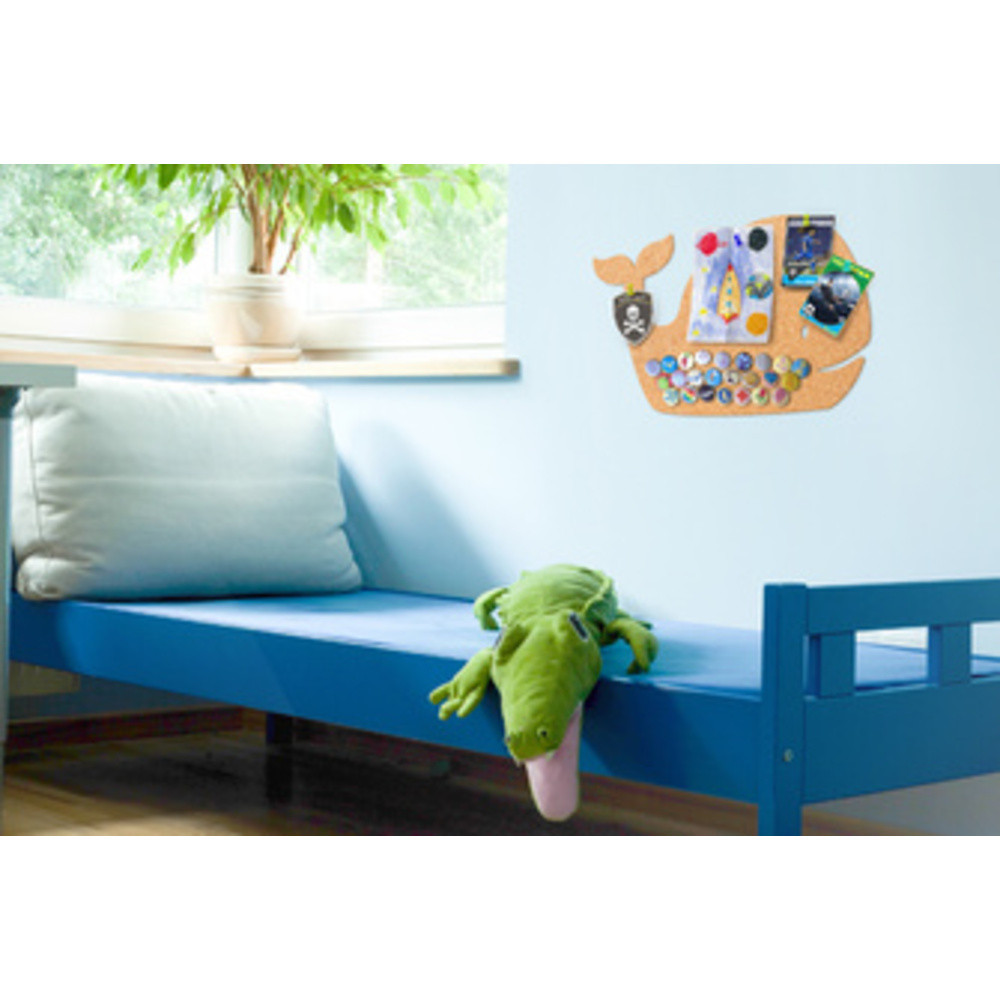 SECURIT Tableau mural en lige SILHOUETTE 'Baleine'