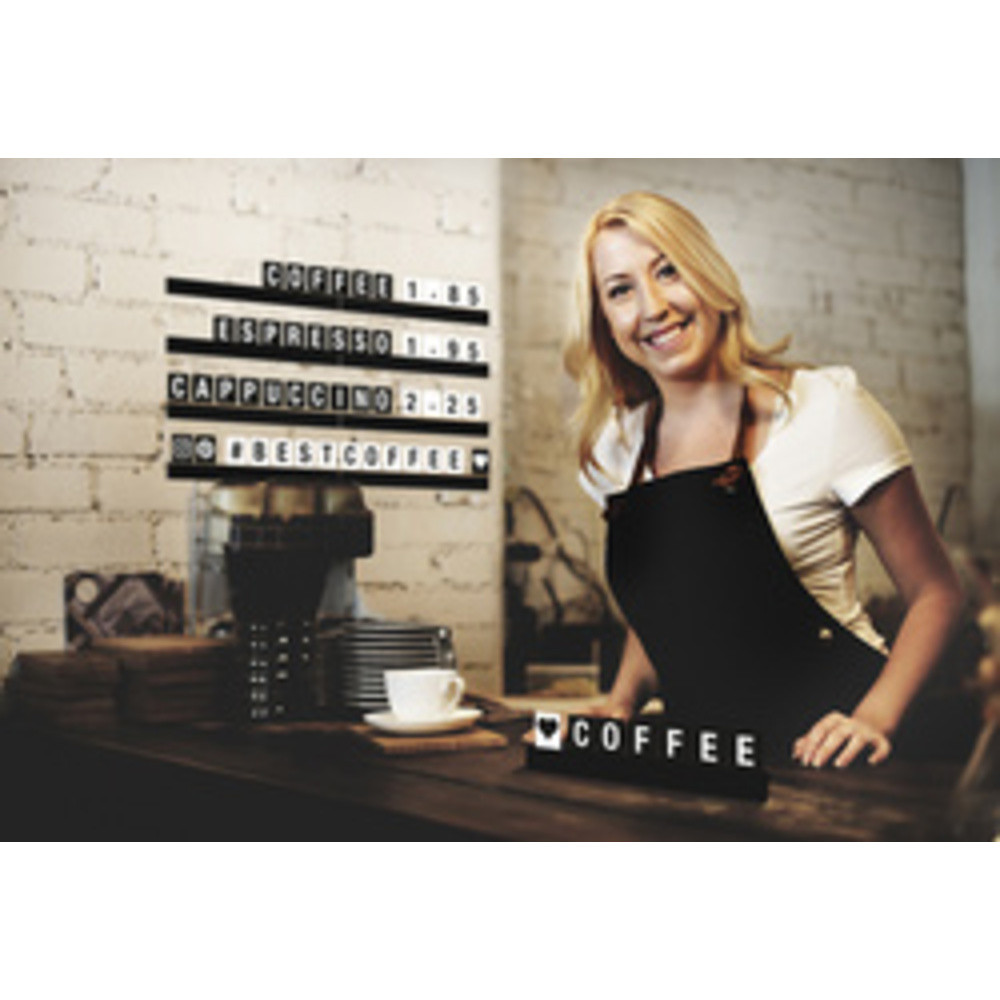 SECURIT Etagre lettres LETTER SHELF, teck