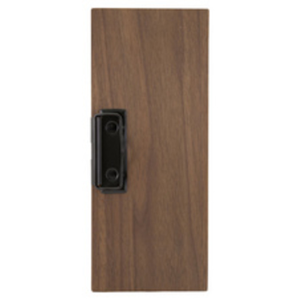 SECURIT Planchette avec pince WALNUT, en noyer
