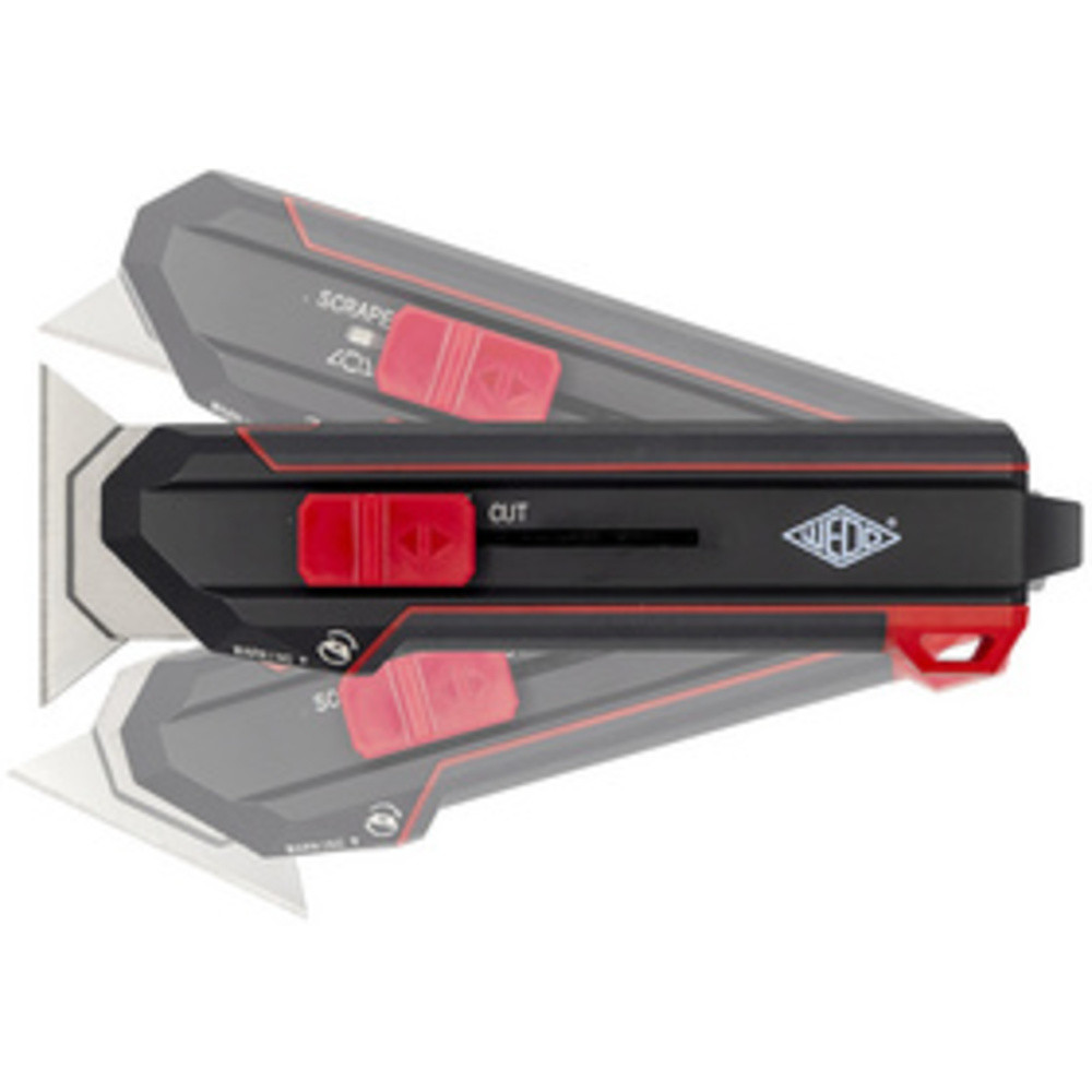 Couteau & grattoir 2 en 1 Premium, lame : 19 mm