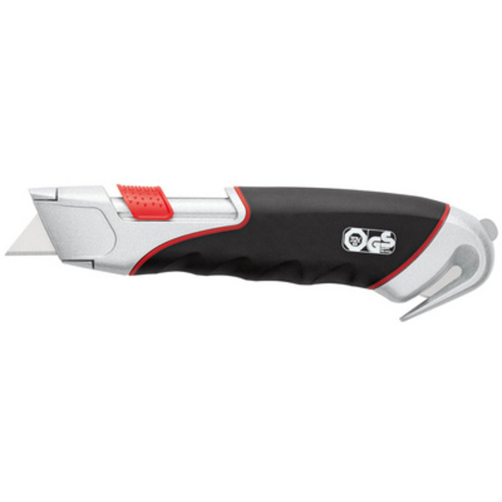 Super Safety-Cutter, lame: 19 mm, noir/rouge