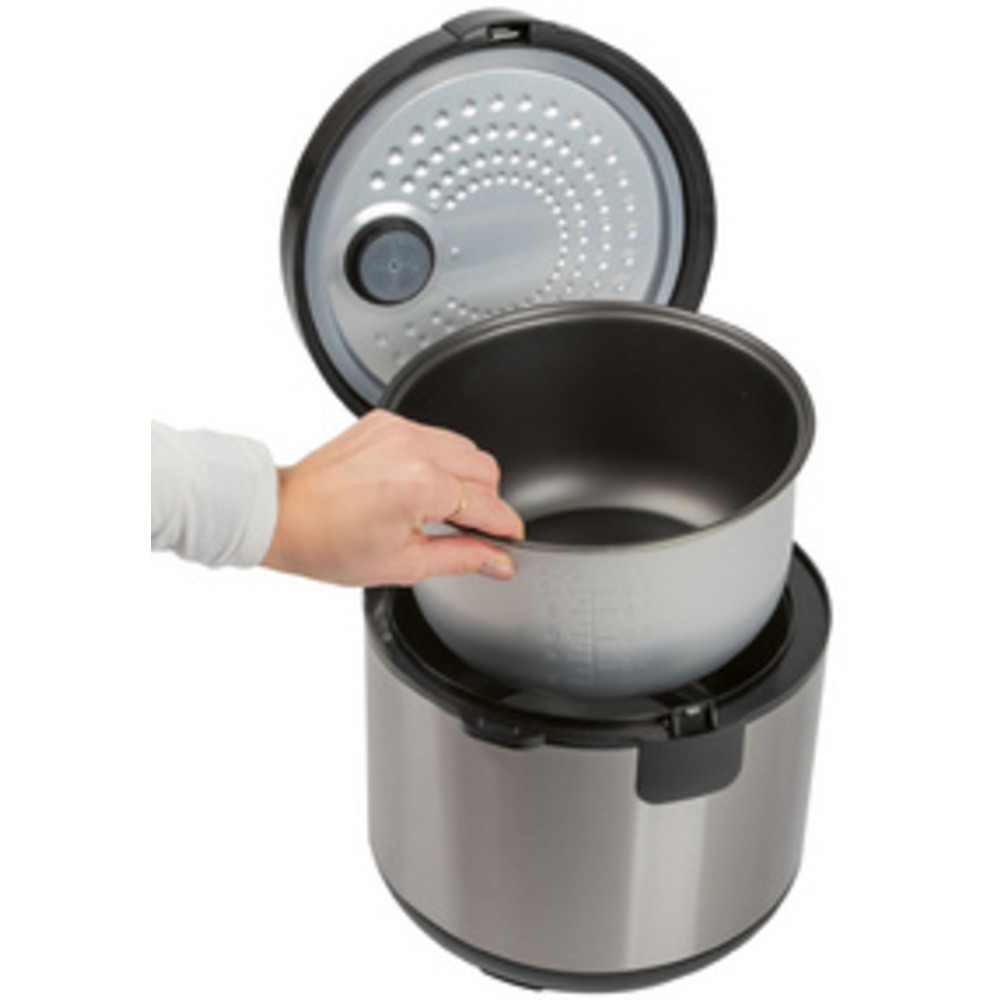 PROFI COOK Cuiseur 2 en 1 riz/vapeur PC-RK 1285, noir