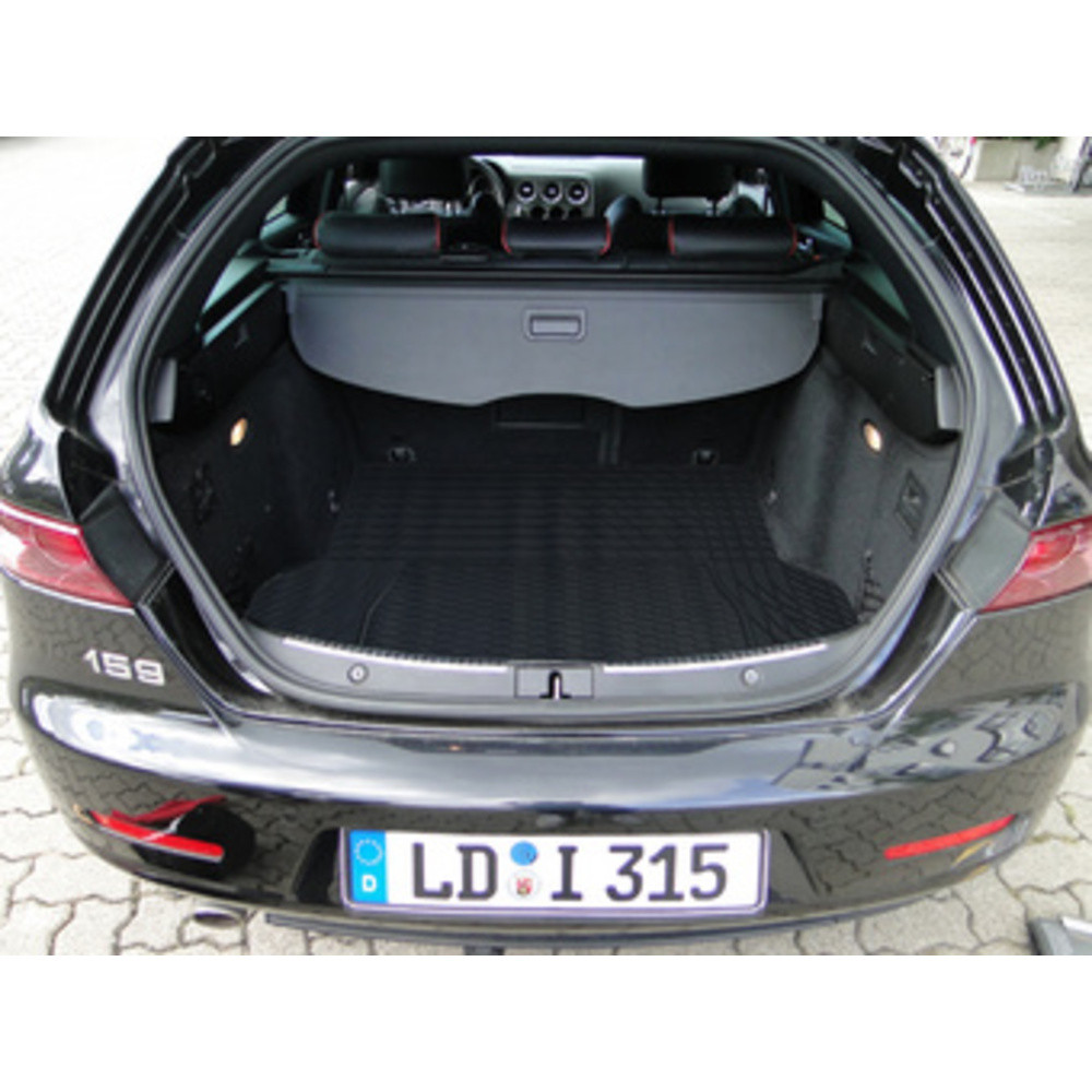 CARTREND Tapis de coffre pour voiture, noir, dcoupable