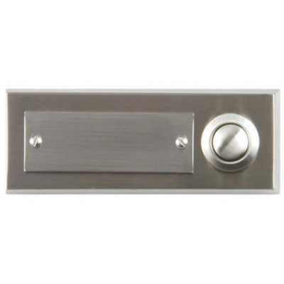 UniTEC Bouton pour sonnette, en zinc moulé, 2 boutons