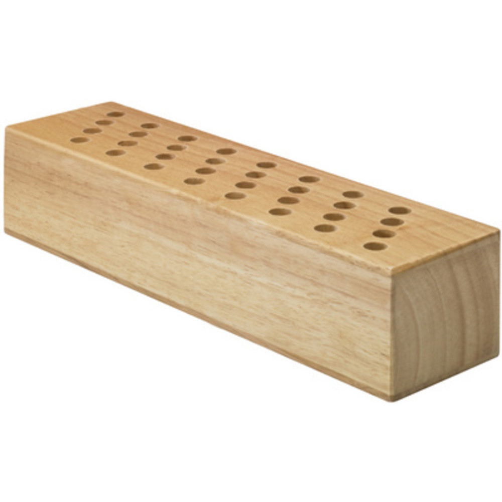 WESTCOTT Bloc pour ciseaux, bois, non garni, pour 32 paires