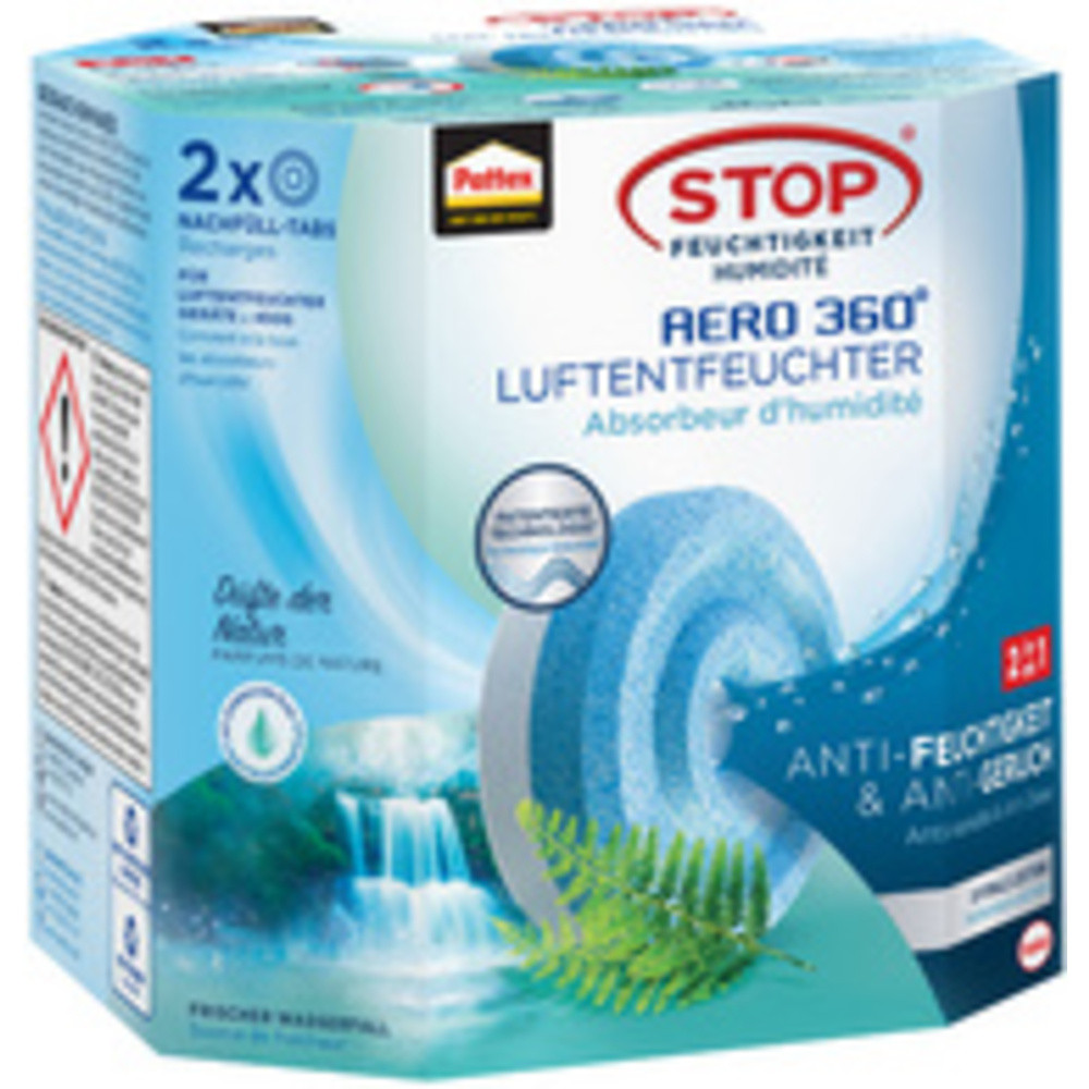 PATTEX Pastille de recharge AERO 360 'Cascade de fracheur'
