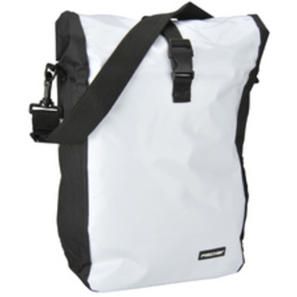 FISCHER Sacoche de vlo Coursier, blanc / noir