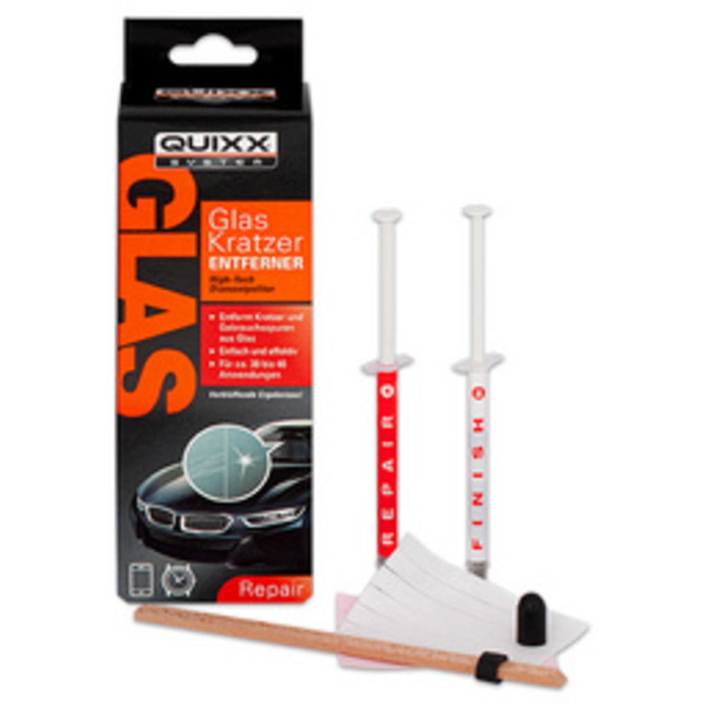 QUIXX Efface-rayures, pour surfaces en vitre, 5 pices