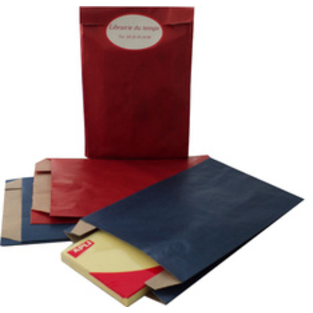 Pochettes cadeau, (L)240 mm x (H)430 mm, bleu
