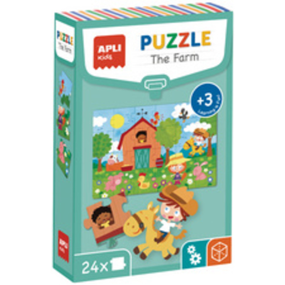 APLI KIDS Puzzle ducatif 'The Farm', 24 pices