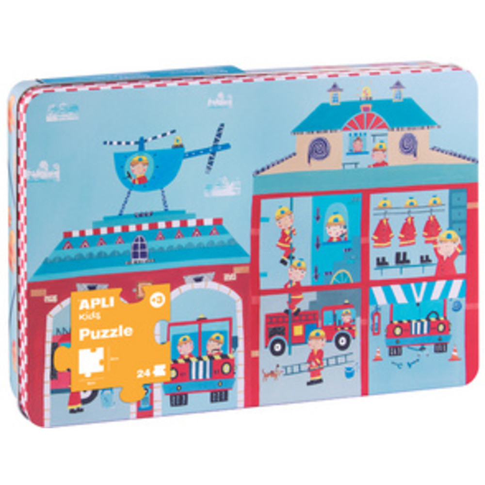 APLI KIDS Puzzle 'Caserne de pompiers', 24 pices