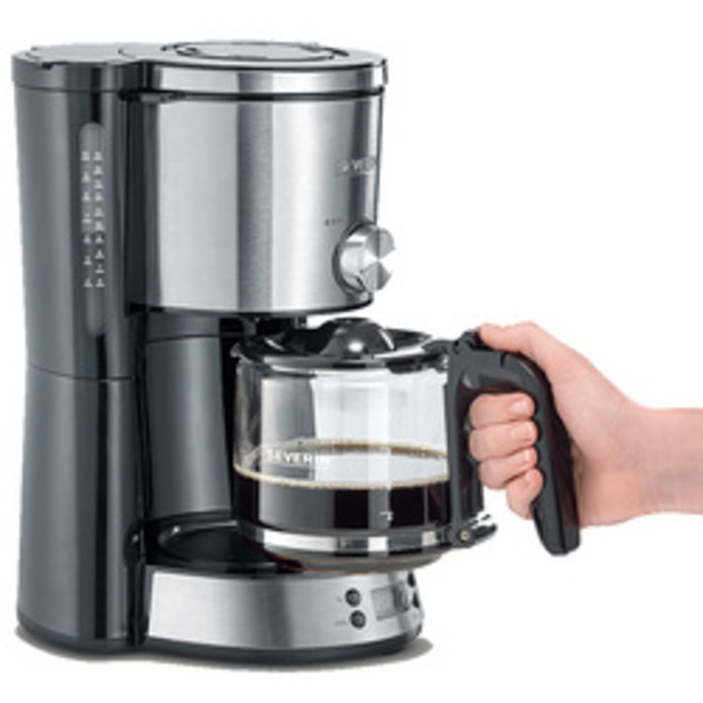 SEVERIN Cafetire lectrique KA 4826, acier inoxydable/noir