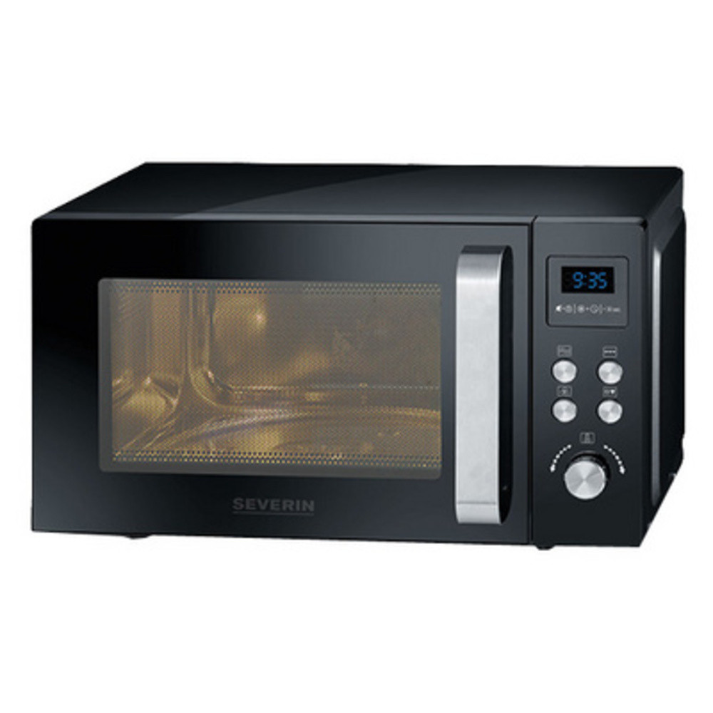SEVERIN MW 7752 - Four micro-ondes combiné - grill - 23 litres - 900 Watt - noir