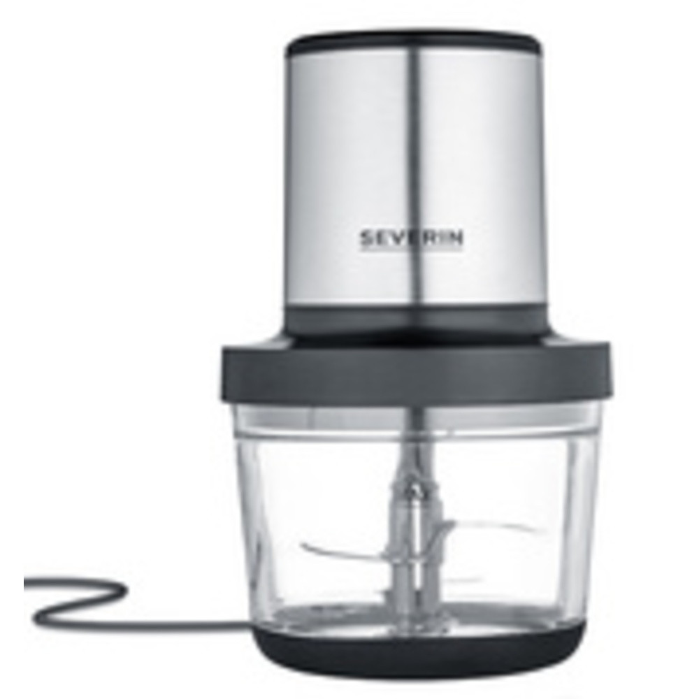 Severin KM 3867 Hachoir Universel 1L 400W Noir Mat/Acier Inoxydable