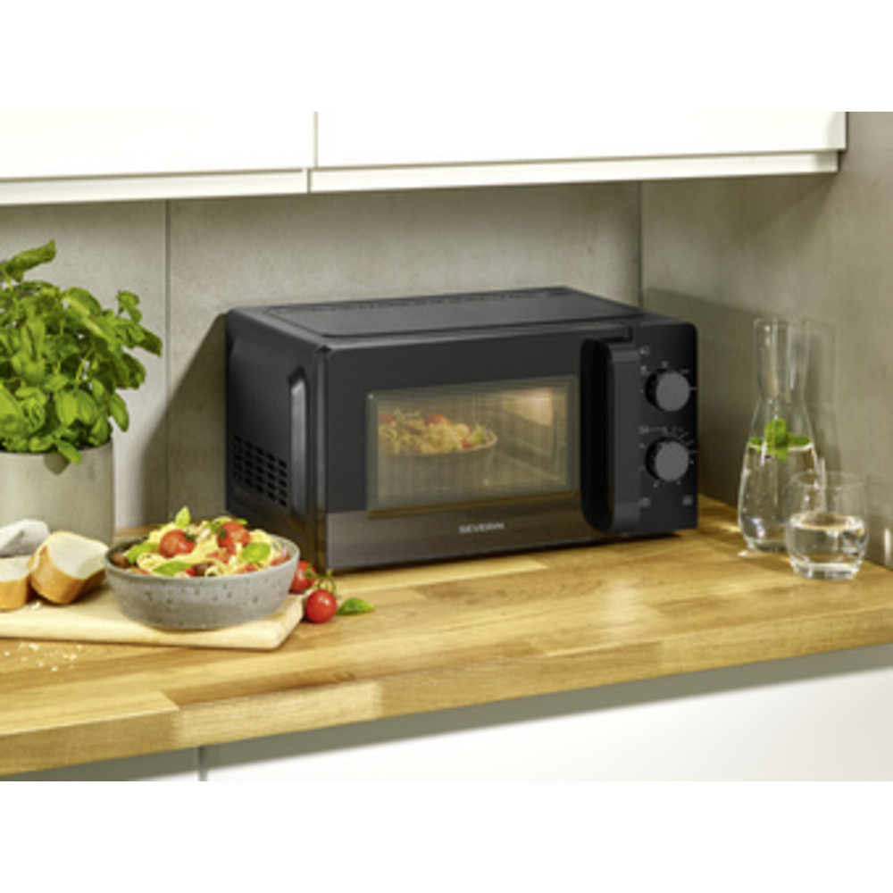 Micro-ondes MW 7580 S-Wave Solo, 19 litres, noir