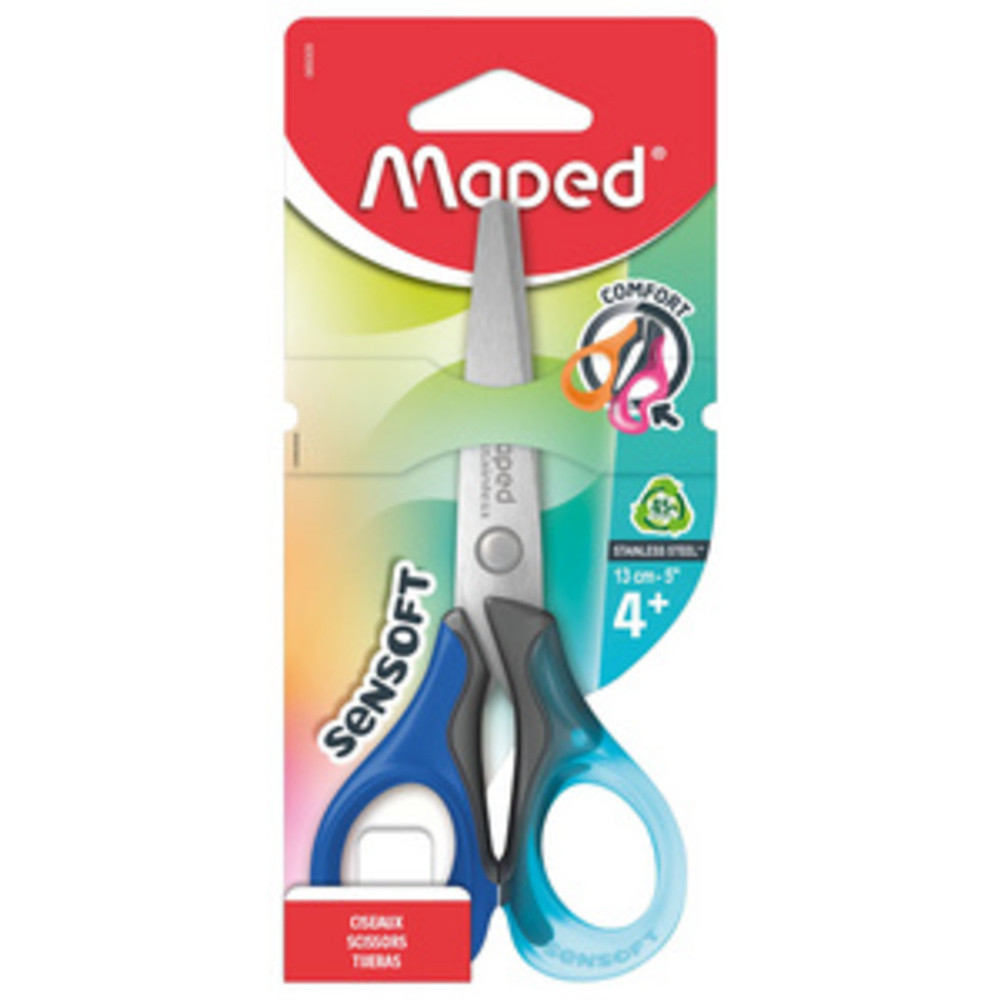 Ciseaux scolaires Sensoft 3D, longueur: 130 mm,