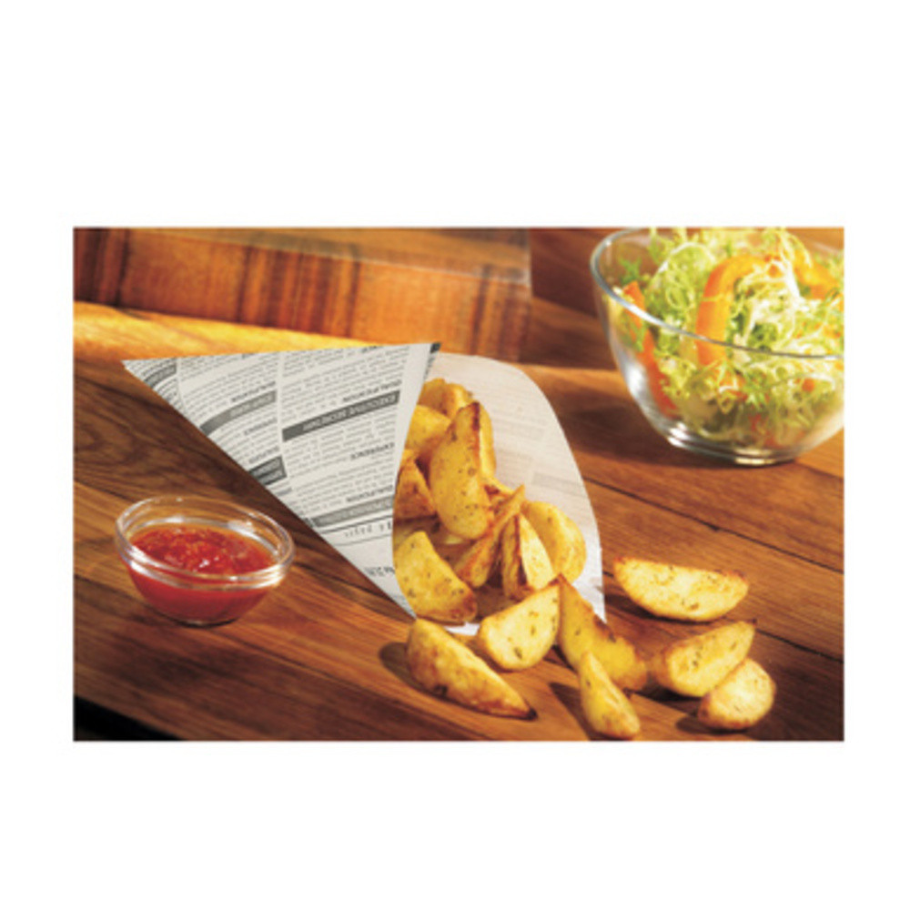 Cornet 'Newsprint', 325 x 230 x 230 mm