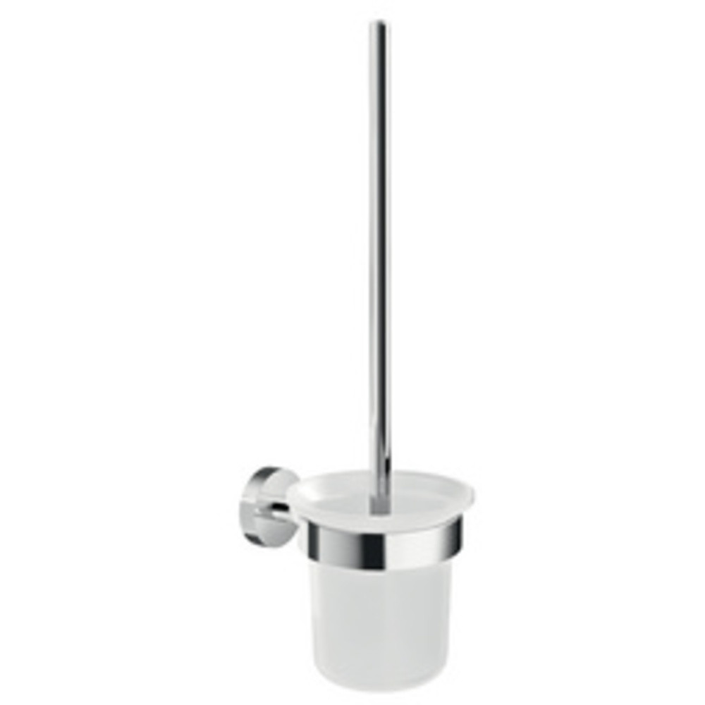 TESA Ensemble pour WC SMOOZ, chromé, avec colle de fixation