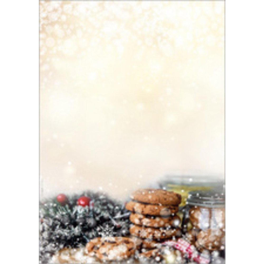 Papier à motif de Noël 'Winter Smell', parfumé, A4