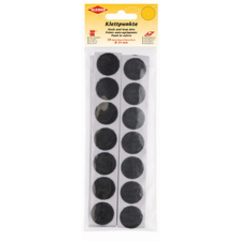 Pastilles auto-agrippantes, diamètre : 16 mm, blanc