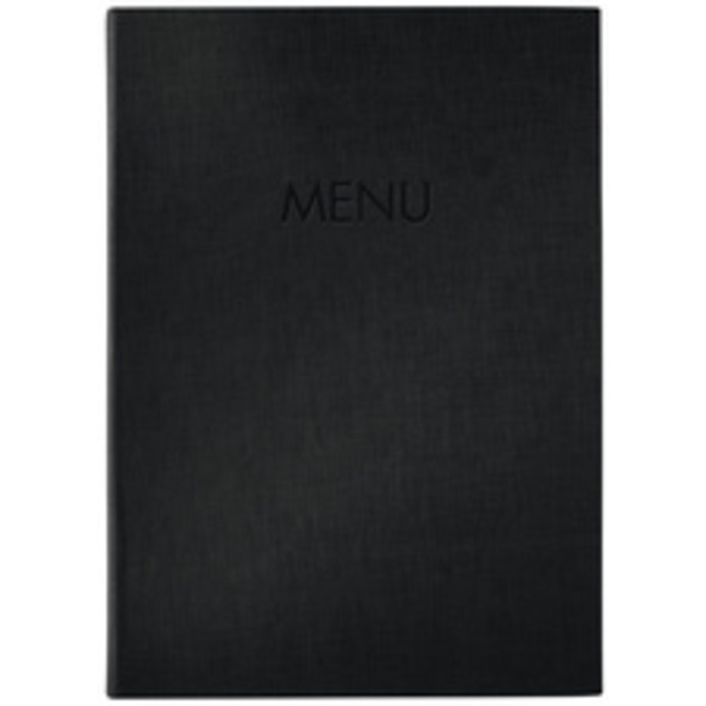 Chemise pour menu 'MENU', A4, noir
